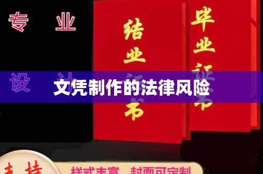 富里文凭制作的法律风险