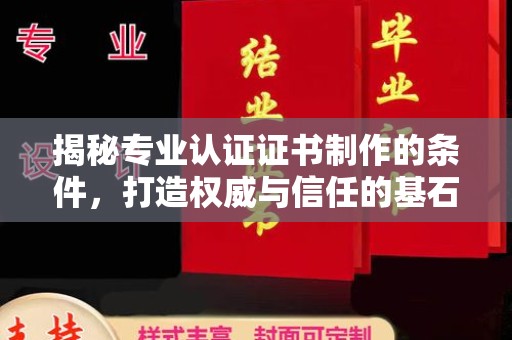 富里揭秘专业认证证书制作的条件，打造权威与信任的基石