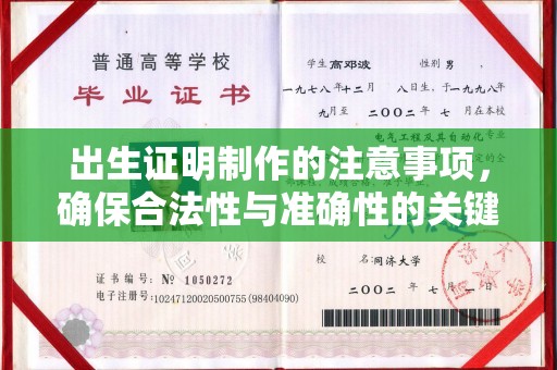 富里出生证明制作的注意事项，确保合法性与准确性的关键步骤
